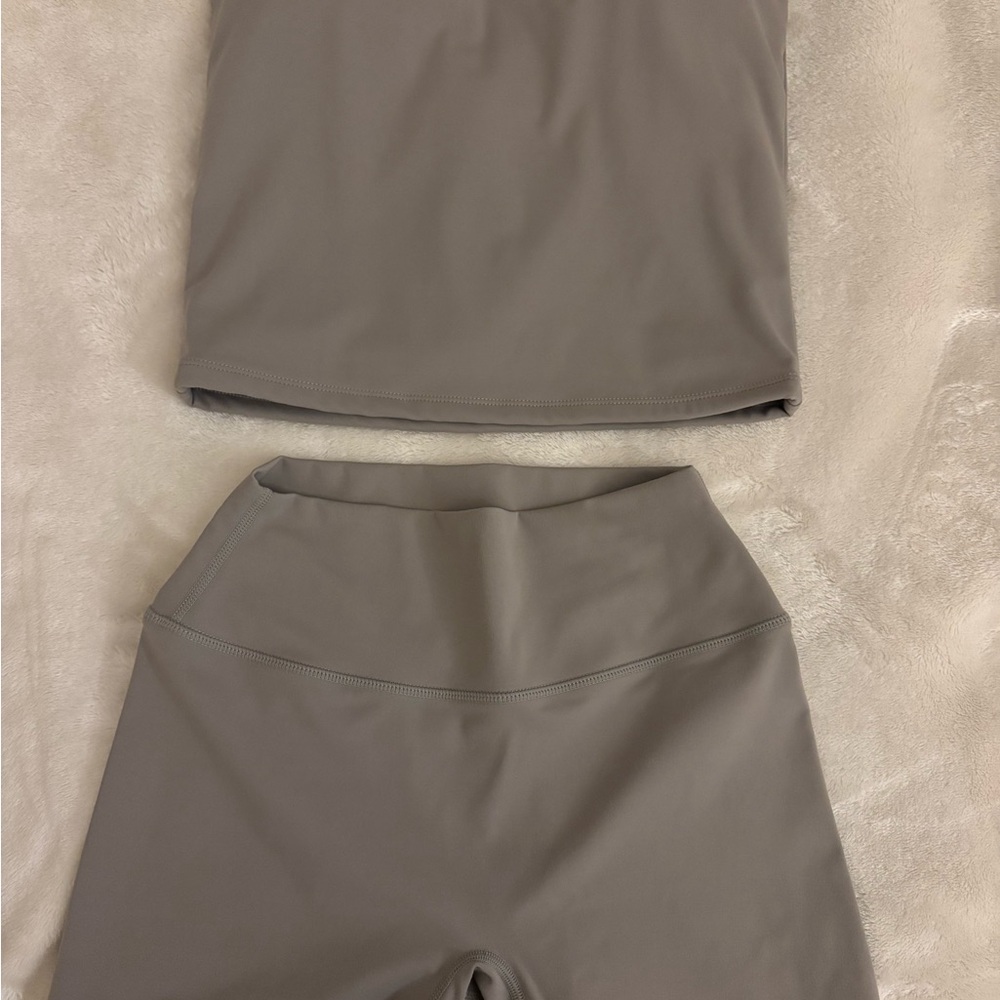 Gray Women's Workout Set